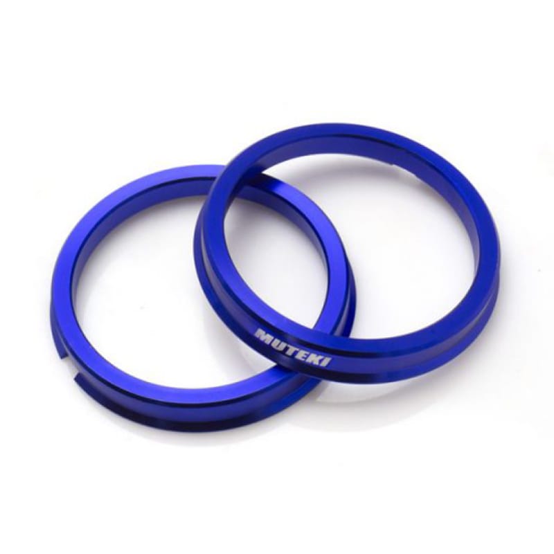 Wheel Mate — Wheel Mate Muteki Hub Ring 73.1mm x 64.1mm 2 Piece - Blue