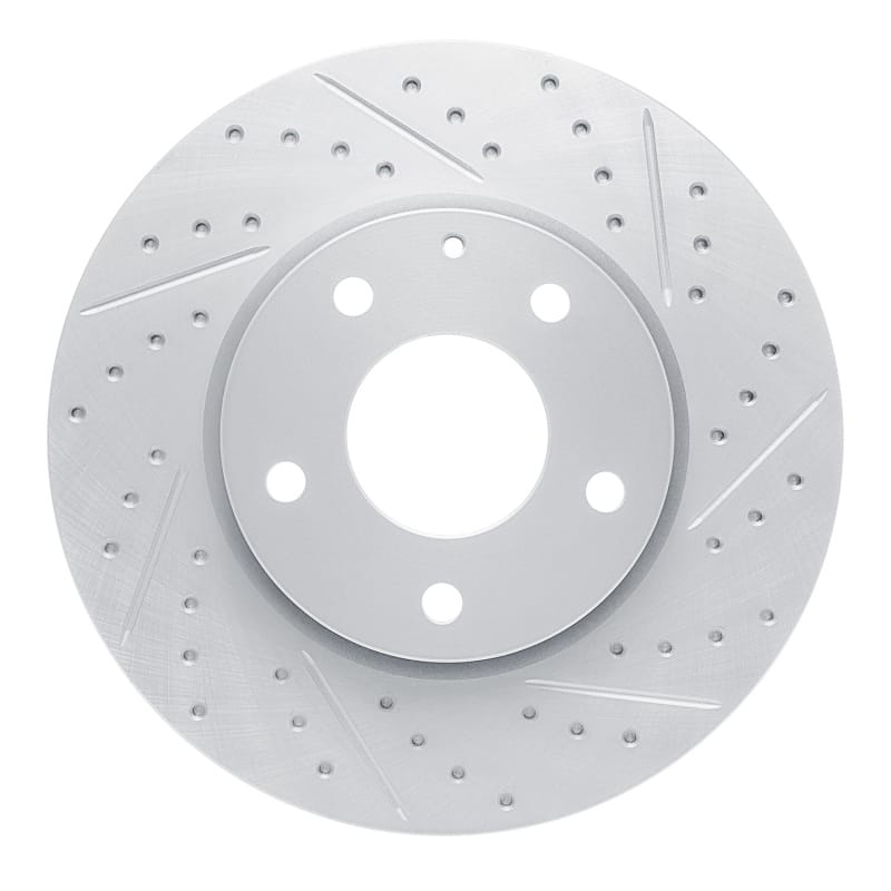 R1 Concepts — R1 19-25 Mazda 3 Front Right Drilled & Slotted Geo-Carbon Rotor