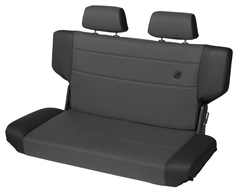 Bestop — Bestop N-Tumble Seat - 97-06 Jeep Wrangler TJ Rear Trailmax Fold (Center Fabric Insert Black Denim)
Fold-N-Tumble Seat