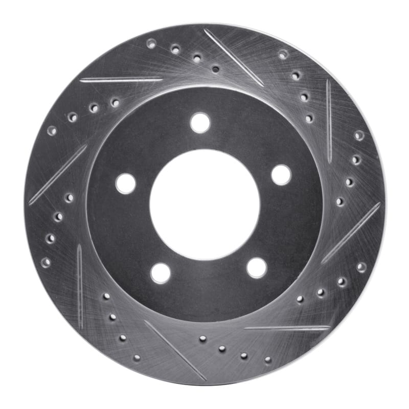 R1 Concepts — R1 97-04 Ford F-150 4WD Front Right Drilled & Slotted Silver Brake Rotor
R1 Brake Rotor Drill