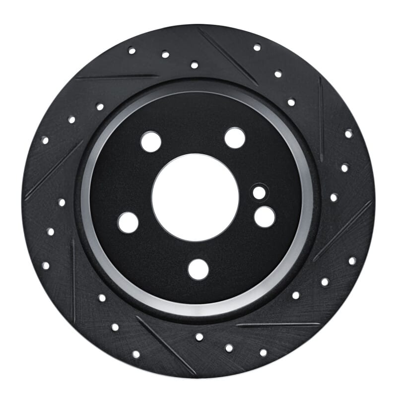 R1 Concepts — R1 03-06 Mercedes-Benz SL500 Rear Right Drilled & Slotted Black Brake Rotor
R1 Brake Rotor Drill