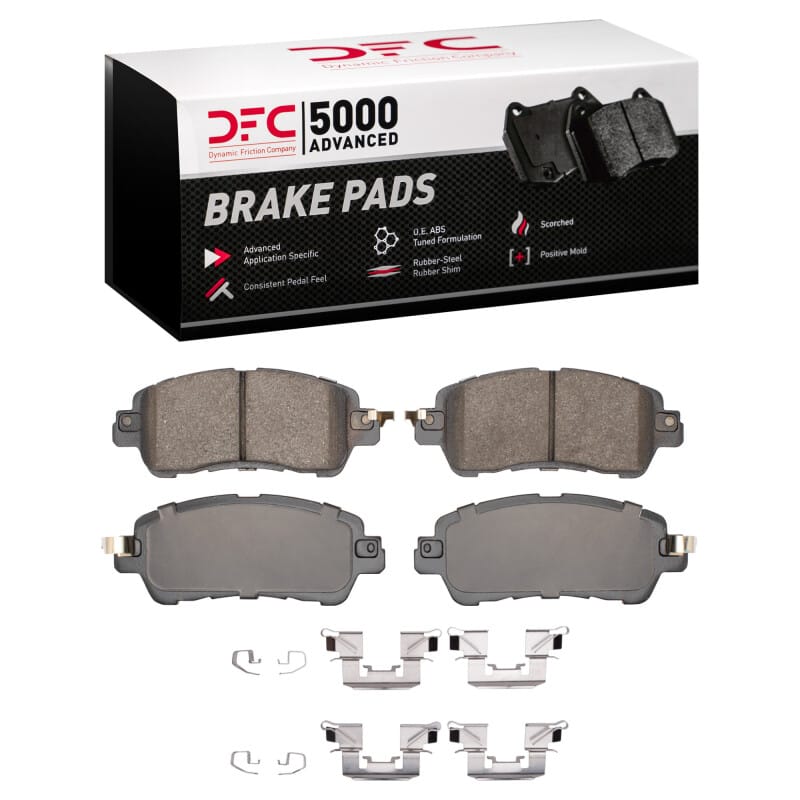 DFC — DFC 16-25 Mazda 2 (Mexico) Front 5000 Advanced Ceramic Brake Pads and Hardware Kit
DFC Brake Pad Set
