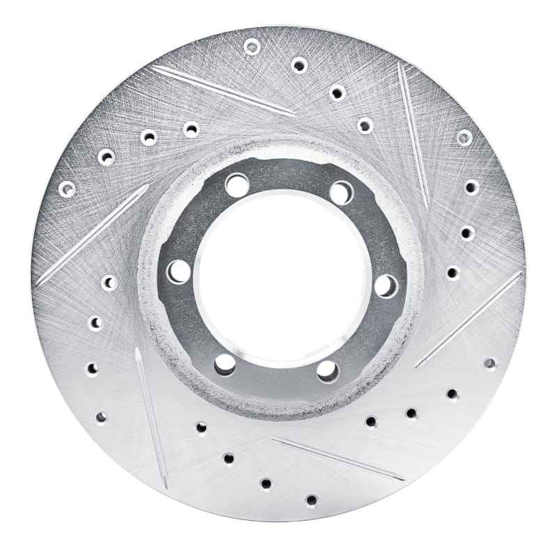 R1 Concepts — R1 1986-1996 Dodge Ram 50 Front Right Drilled & Slotted Silver Brake Rotor
R1 Brake Rotor Drill