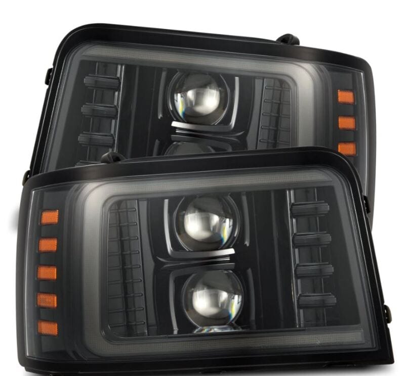 AlphaRex — AlphaRex 92-96 Ford F-Series/Bronco PRO-Series Proj Headlights Alpha-Blk w/Seq. Sig & DRL
Projector Headlights