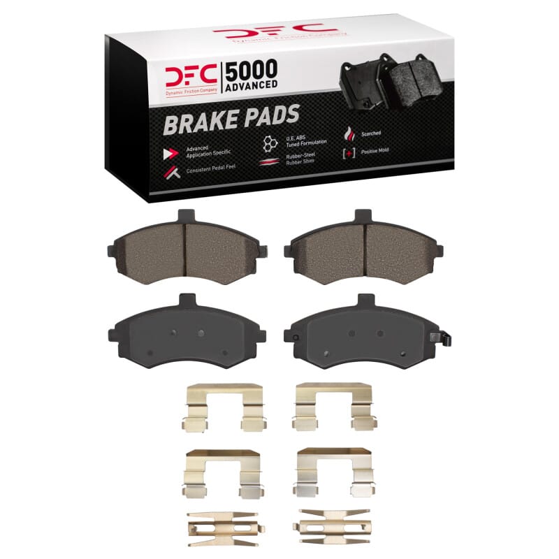 DFC — DFC 02-05 Hyundai Elantra Front 5000 Advanced Ceramic Brake Pads and Hardware Kit
DFC Brake Pad Set