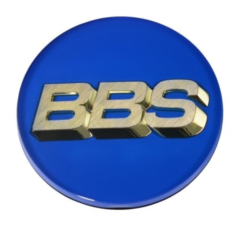 BBS — BBS Center Cap 70.6mm Blue/Gold (3-Tab)