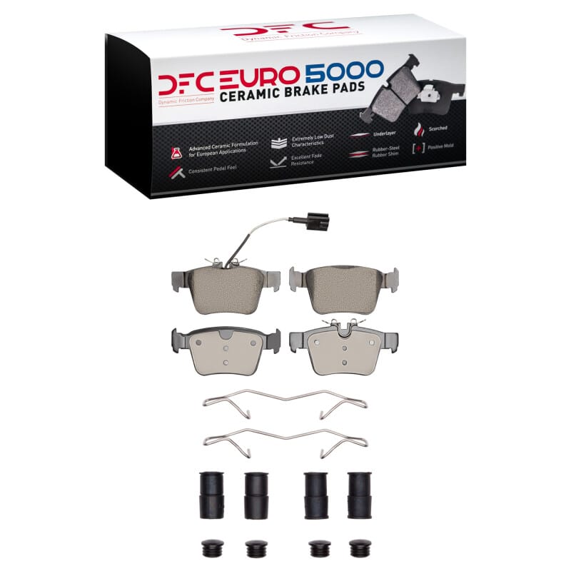 DFC — DFC 17-24 Maserati Ghibli Rear Euro 5000 Ceramic Brake Pads and Hardware Kit
DFC EURO Pads + HW