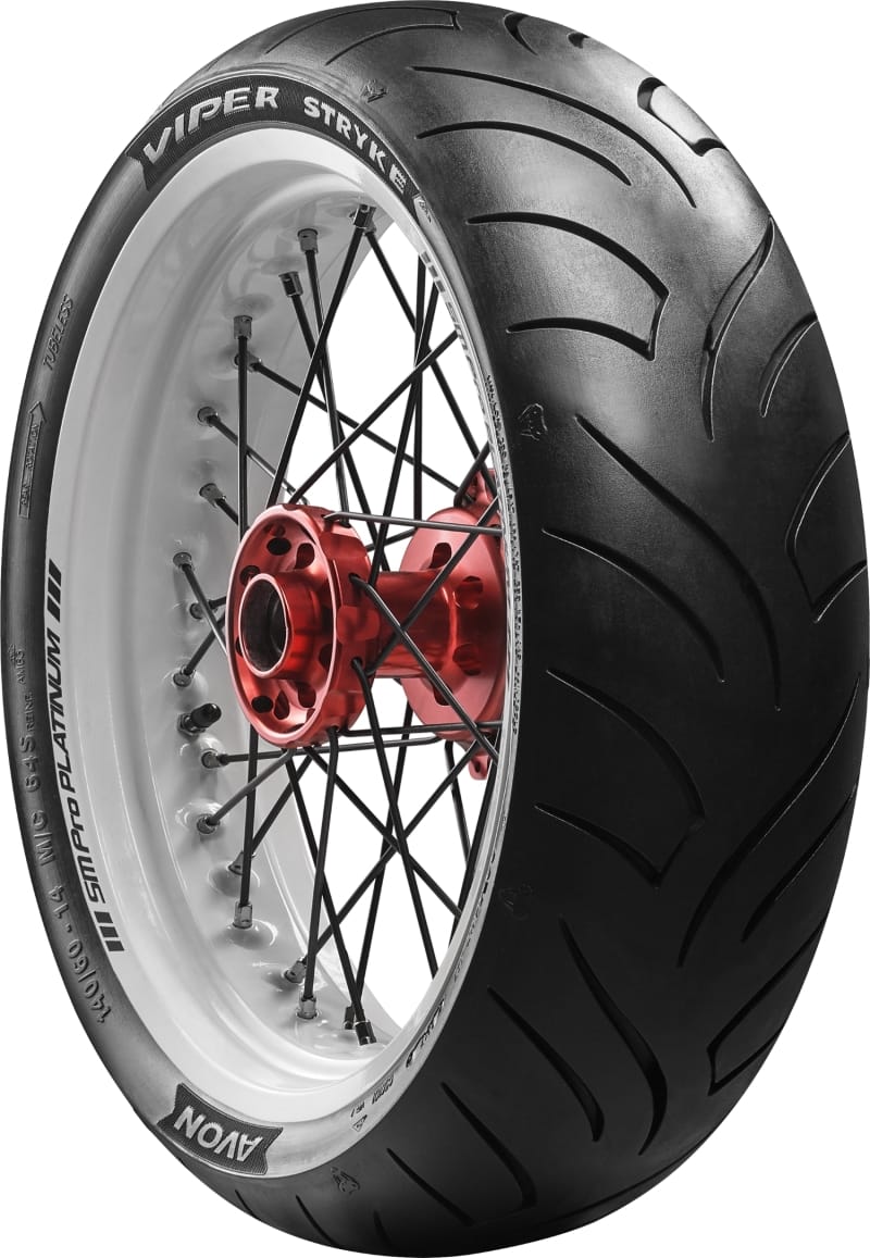 Avon Tyre — Avon Viper Stryke AM63 Rear Tire - 140/60-13 63P TL