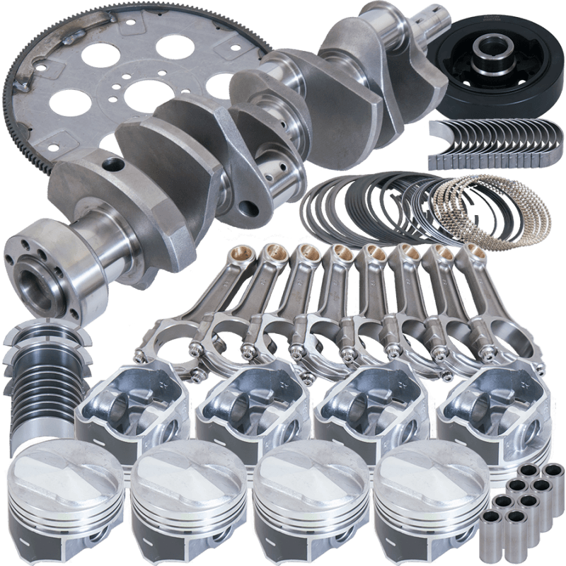 Eagle — Eagle Chevy 454 1Pc 4.000in Crank 6.135in I-Beam Rods 4.310in Pistons 168 Tooth FP Balanced Assembly
Bal Str & Strip Assy