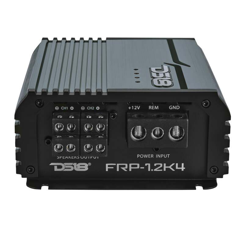 DS18 — DS18 4-Channel Class-D Amp Stereo Full-Range 4 x 120 W RMS at4 ohm- Titanium