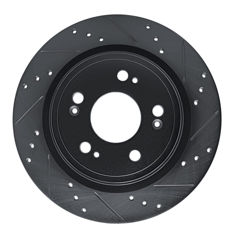 R1 Concepts — R1 14-20 Acura RLX Rear Right Drilled & Slotted Black Brake Rotor
R1 Brake Rotor Drill