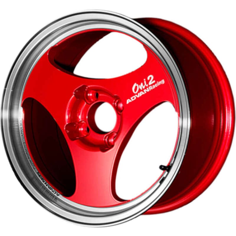 Advan — Advan ONI2 15X8 / ET30 / 4x100 - Machining & Racing Candy Red