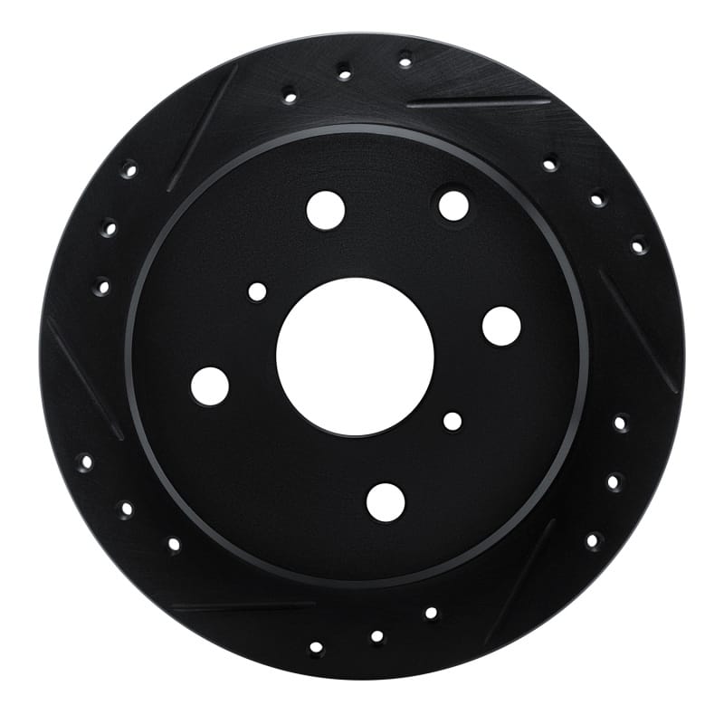 R1 Concepts — R1 83-84 Toyota Cressida Rear Left Drilled & Slotted Black Brake Rotor
R1 Brake Rotor Drill