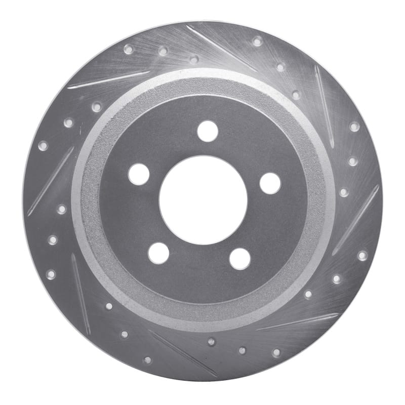 R1 Concepts — R1 07-12 Dodge Nitro Rear Right Drilled & Slotted Silver Brake Rotor
R1 Brake Rotor Drill