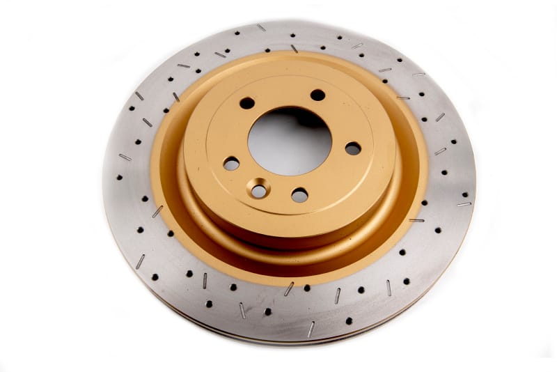 DBA — DBA 14-18 Land Rover Range Rover Sport (w/Brembo Brakes) V8 Rear 4000 Series Drilled & Slotted Rotor