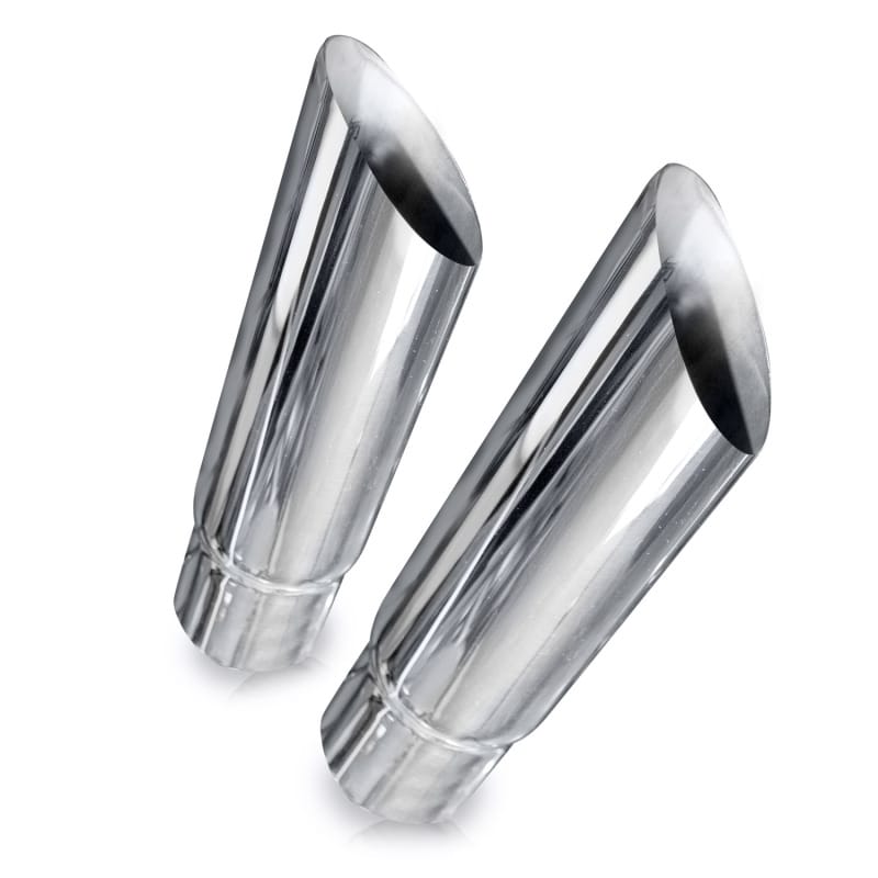 Stainless Works — Stainless Works Slash Cut Exhaust Tips 2.25in ID Inlet