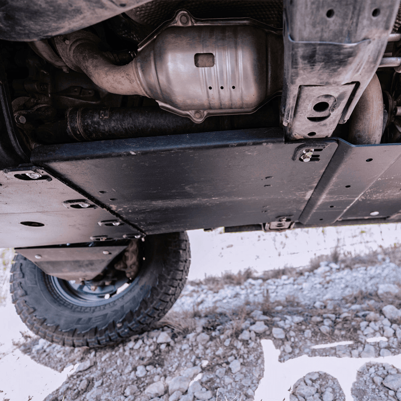 Cali Raised LED — Cali Raised 14-24 4Runner Transmission Skid Plate - Aluminum / Raw