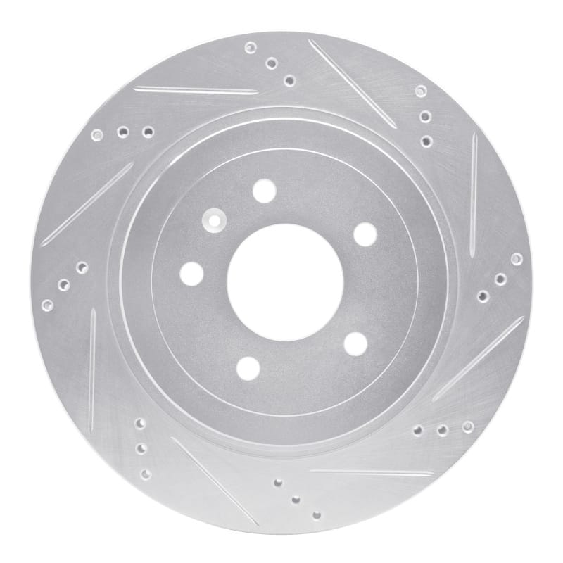R1 Concepts — R1 05-11 Cadillac STS Rear Right Drilled & Slotted Silver Brake Rotor
R1 Brake Rotor Drill