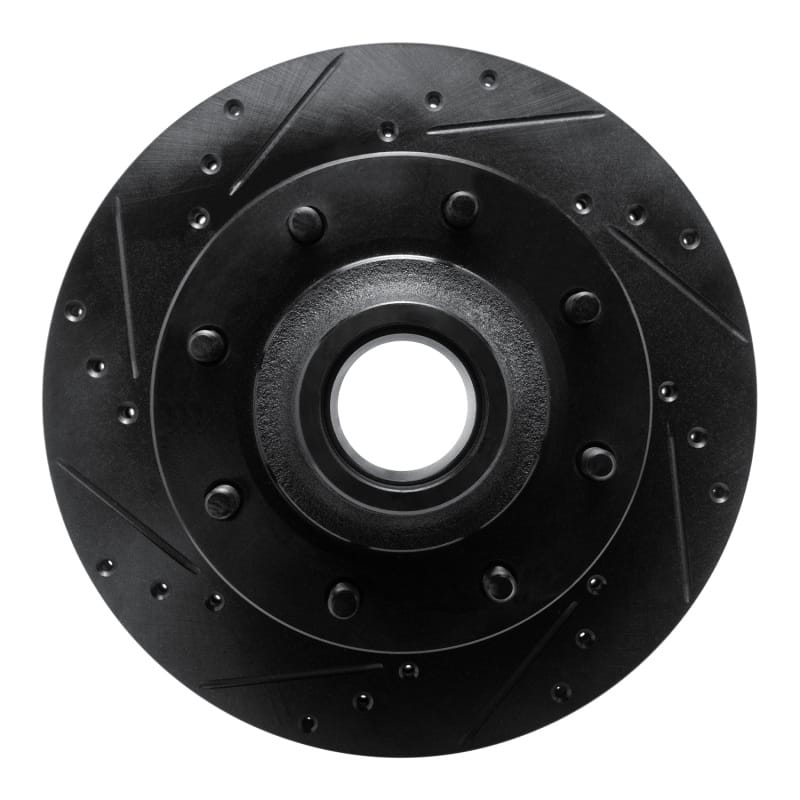 R1 Concepts — R1 80-85 Ford E-250 Econoline Club Wagon Front Left Drilled & Slotted Black Brake Rotor
R1 Brake Rotor Drill