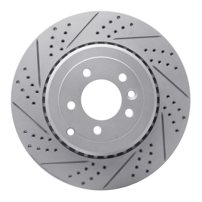 R1 Concepts — R1 10-13 Land Rover Range Rover Sport Rear Right Drilled & Slotted Geo-Carbon Rotor