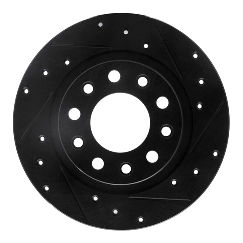 R1 Concepts — R1 03-17 Dodge Viper Rear Right Drilled & Slotted Black Brake Rotor
R1 Brake Rotor Drill