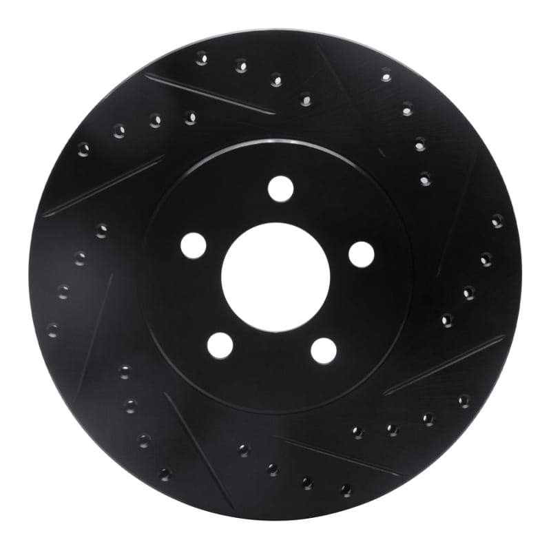 R1 Concepts — R1 95-06 Chrysler CIRRUS Front Right Drilled & Slotted Black Brake Rotor
R1 Brake Rotor Drill