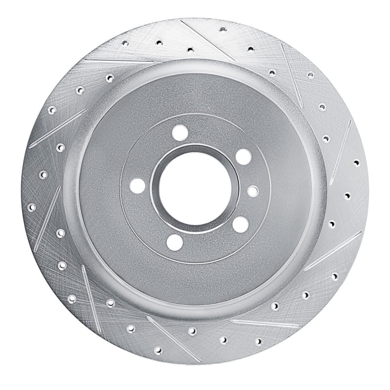 R1 Concepts — R1 13-14 Ford Mustang Rear Right Drilled & Slotted Silver Brake Rotor
R1 Brake Rotor Drill