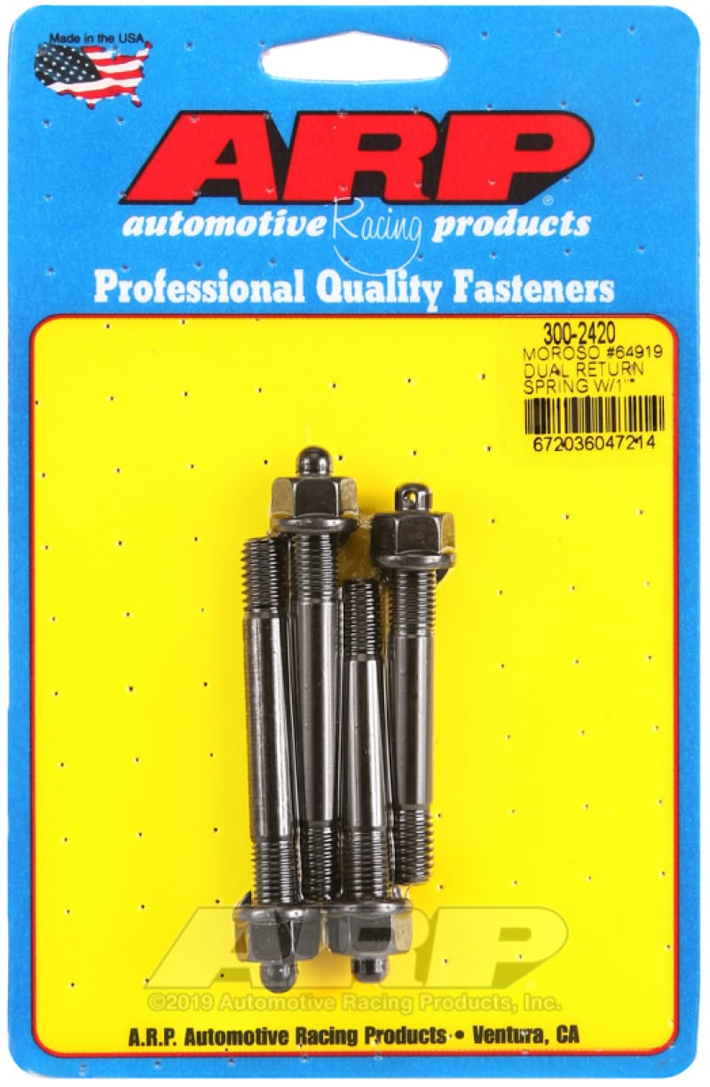 ARP — ARP Moroso 64919 Dual Return Spring w/ 1in Spacer Plate Pro Series Carb Stud Kit