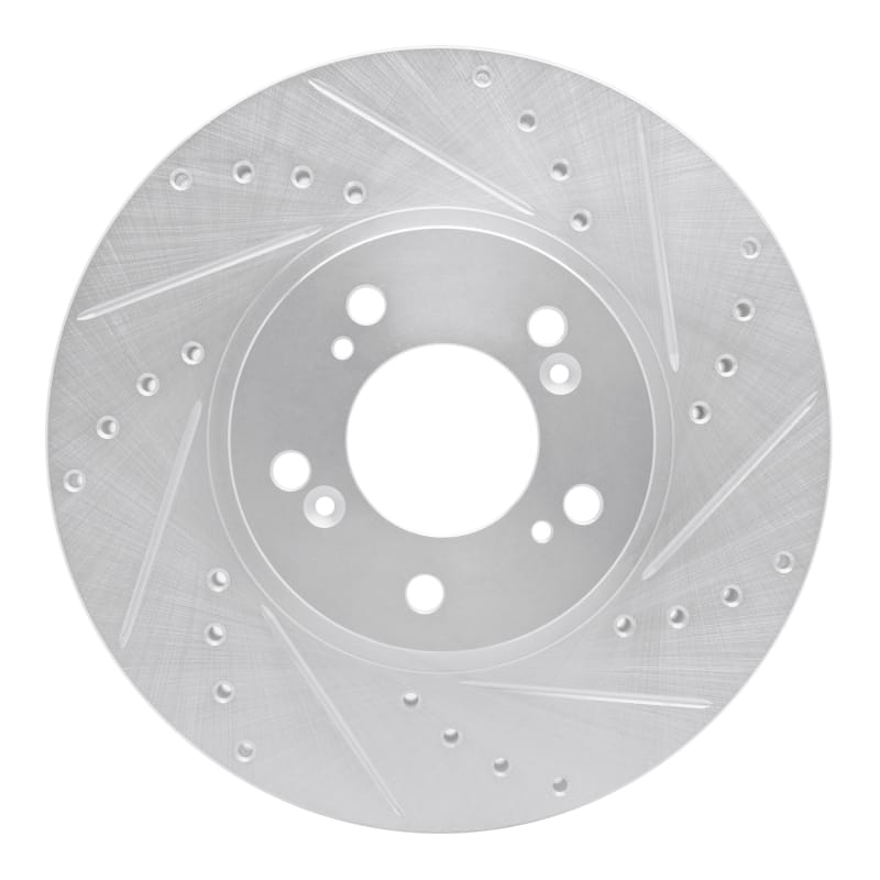 R1 Concepts — R1 99-04 Acura RL Front Right Drilled & Slotted Silver Brake Rotor
R1 Brake Rotor Drill