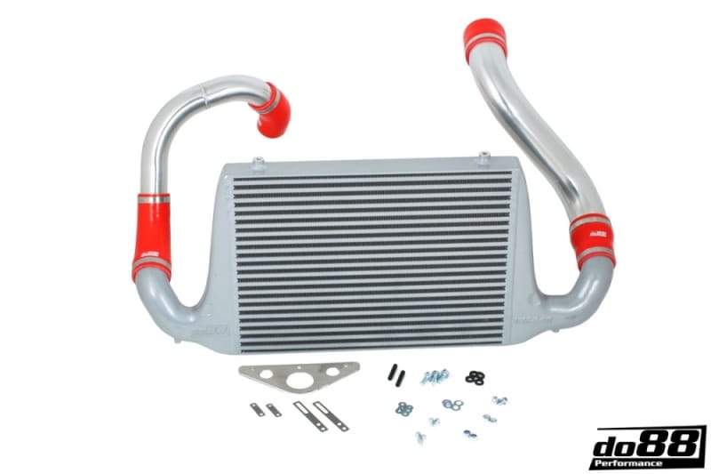 do88 — do88 81-86 SAAB 900 Turbo BigPack Front Mount Intercooler Kit w/Red Hoses