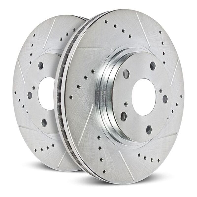 PowerStop — Power Stop 23-24 Ford F-350 Super Duty Rear Right Drilled & Slotted Rotor