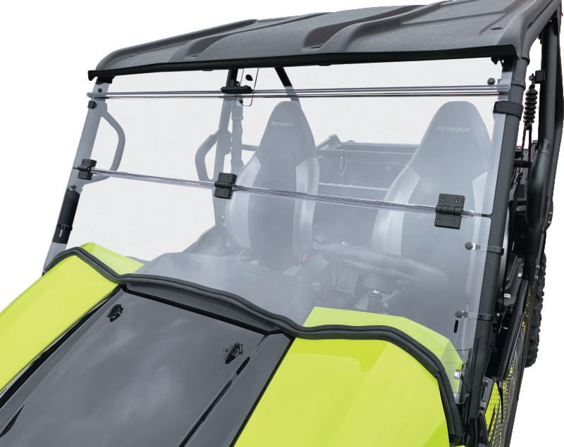 QuadBoss — QuadBoss 16-22 Kawasaki KRF800 Teryx Windbreak Folding Windshield
