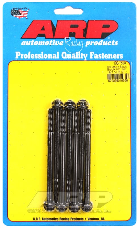 ARP — ARP Merlin Block BRodix Head BB 12pt Valve Cover Bolt Kit