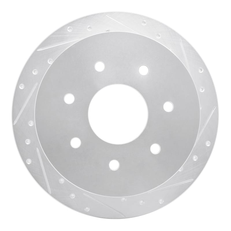R1 Concepts — R1 97-04 Ford F-150 RWD Rear Right Drilled & Slotted Silver Brake Rotor
R1 Brake Rotor Drill