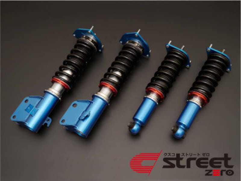 Cusco — Cusco Coilovers Street Zero Front -Pillow / Rear -Rubber Upper 2015+ WRX STI ONLY