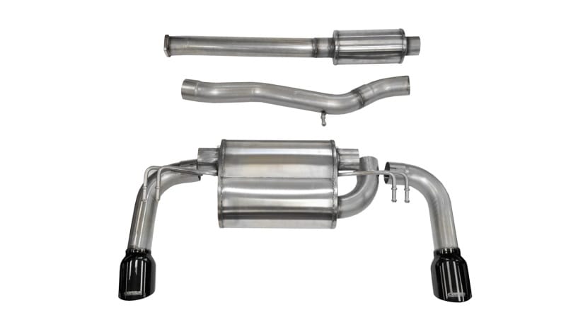 CORSA Performance — Corsa 2008-2015 Mitsubishi Lancer Evolution X Sedan 2.0L Black Sport Dual Rear Cat-Back Exhaust
Exhaust