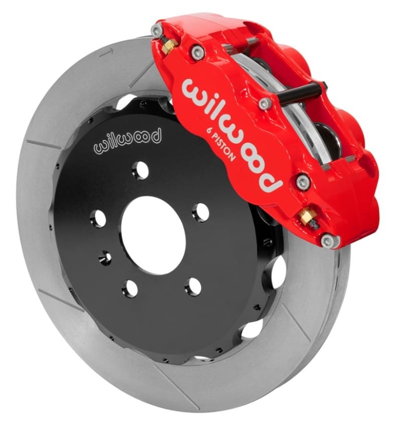 Wilwood — Wilwood 03-08 Audi A4 Forged Narrow Superlite 6R Front Big Brake Kit 12.88in (Red) w/ Lines
BRAKE KIT