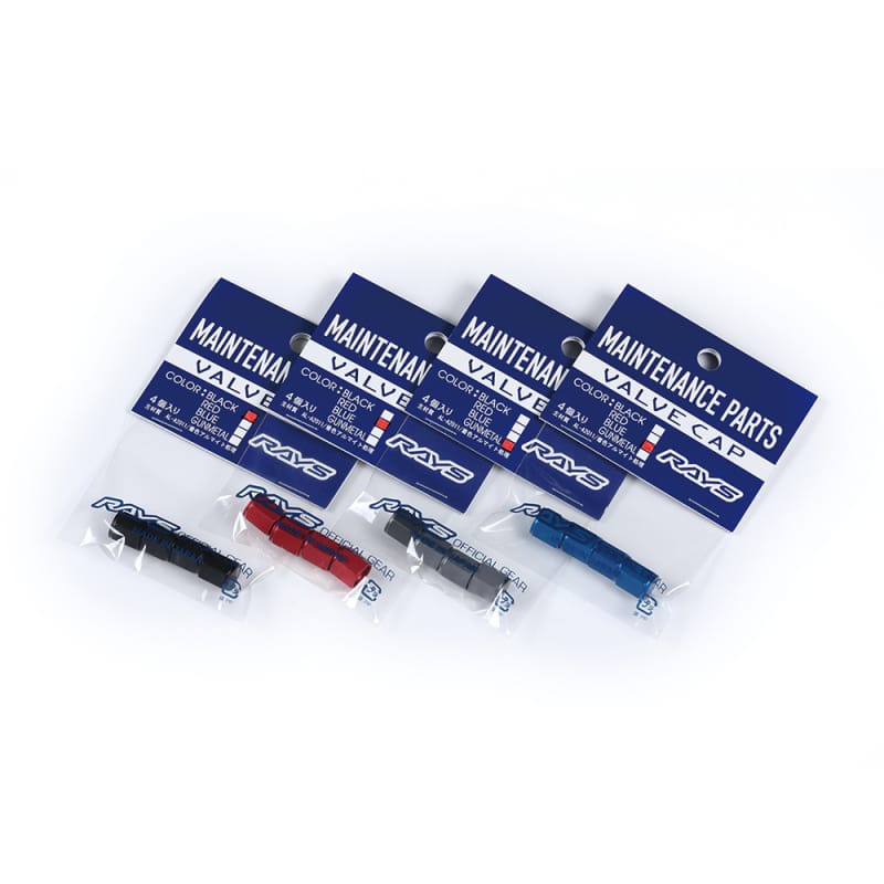Rays — Rays Valve Stem Caps - Gunmetal (Set of 4)