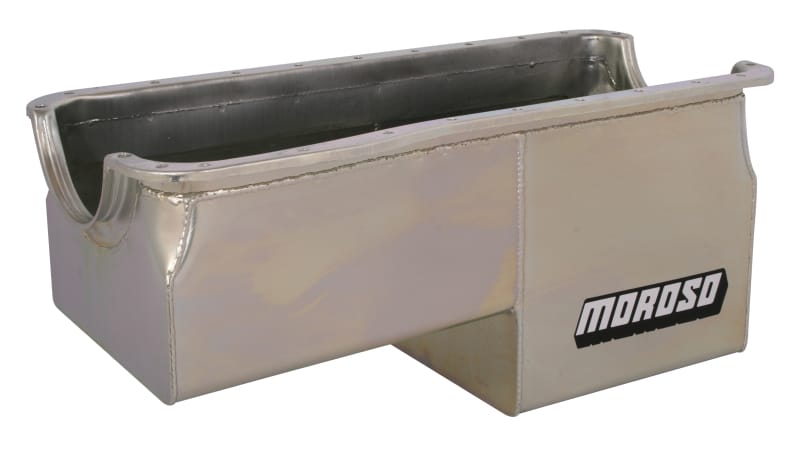 Moroso — Moroso Ford 429-460 (w/Rear Sump) Off-Road Deep Wet Sump 8qt 10.75in Steel Oil Pan