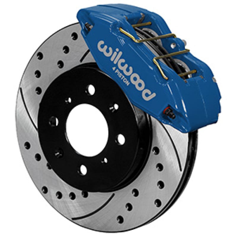 Wilwood — Wilwood DPHA Front Caliper & Rotor Kit Drilled Honda / Acura w/ 262mm OE Rotor - Competition Blue
BRAKE KIT