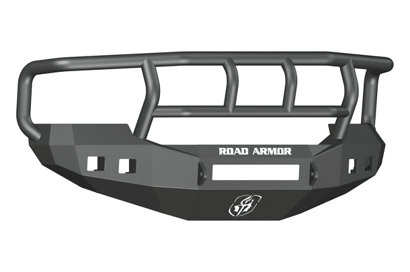 Road Armor — Road Armor 05-07 Ford F-250 Stealth Front Bumper w/Titan II Guard Wide Flare - Tex Blk