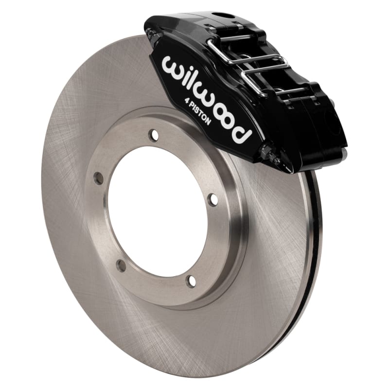 Wilwood — Wilwood 69-74 Porsche 911 Front Powerlite Brake Kit 3in MT Plain Face - Black