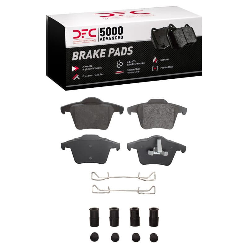 DFC — DFC 03-14 Volvo XC90 Rear 5000 Advanced Low Metallic Brake Pads and Hardware Kit
DFC Brake Pad Set