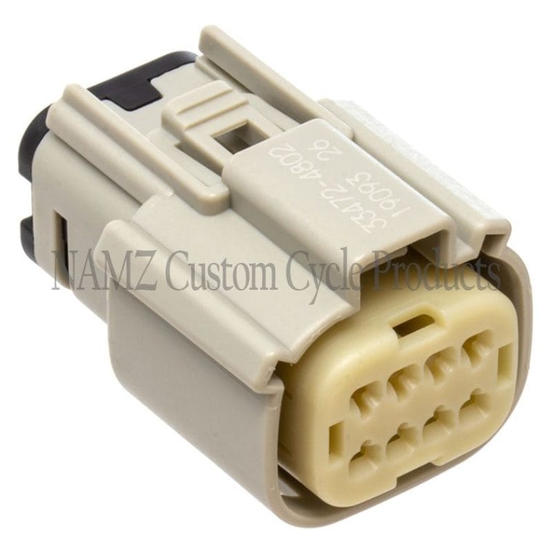 NAMZ — NAMZ 07-23 XL/FX/Road King Main Harness Molex MX-150 8-Pos Female Connector - Gray (HD 72469-07GY)