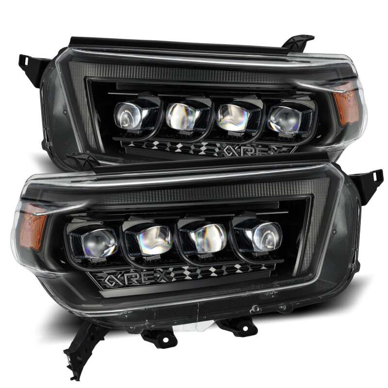 AlphaRex — AlphaRex 10-13 Toyota 4Runner NOVA LED Proj Headlights Plank Style Alpha Black w/Seq Signal/DRL
Projector Headlights