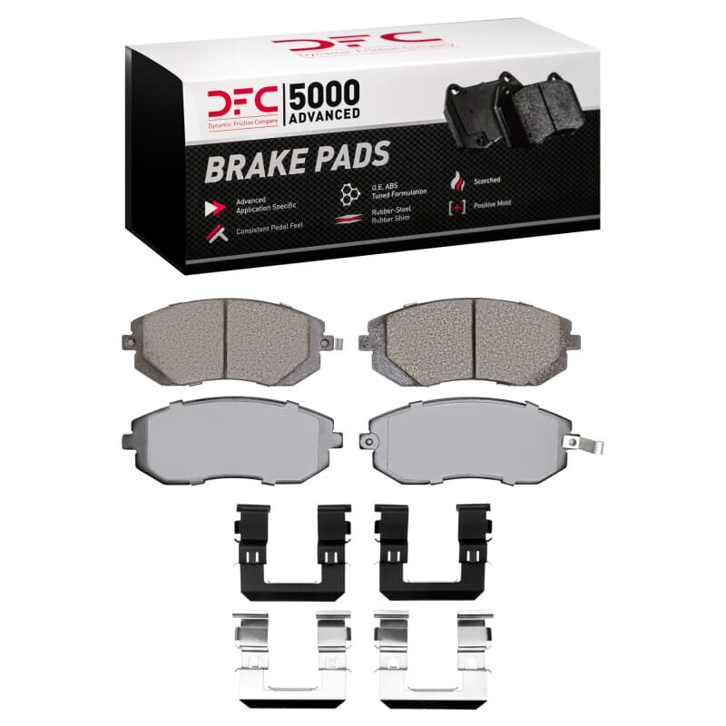 DFC — DFC 02-12 Saab 9-2X Front 5000 Advanced Ceramic Brake Pads and Hardware Kit
DFC Brake Pad Set