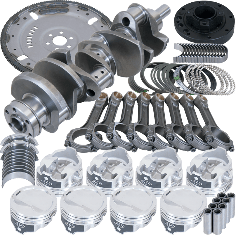 Eagle — Eagle Ford 302 3.000in Crank 5.090in I-Beam Rod 4.040in Piston Damper/157 Tooth FP Balanced Assembly