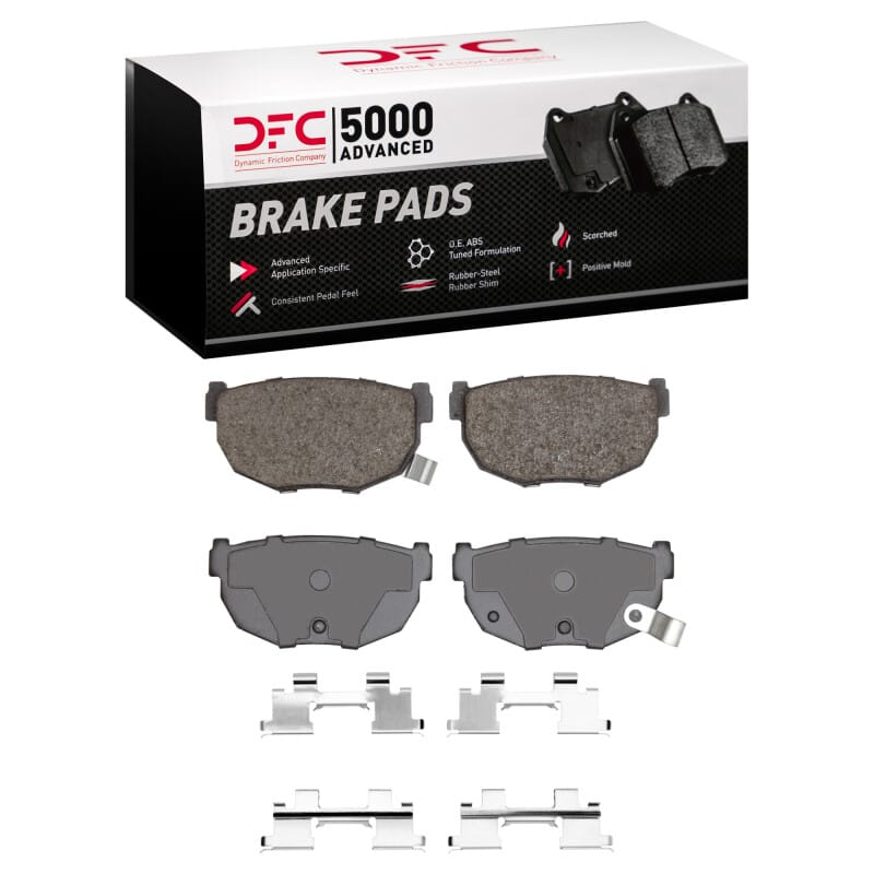 DFC — DFC 87-89 Nissan 300ZX Rear 5000 Advanced Ceramic Brake Pads and Hardware Kit
DFC Brake Pad Set