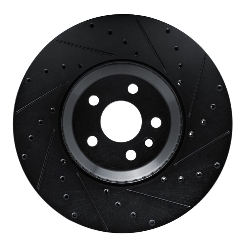 R1 Concepts — R1 20-25 Jaguar E-Pace Front Right Drilled & Slotted Black Brake Rotor
R1 Brake Rotor Drill