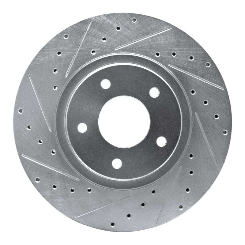 R1 Concepts — R1 98-06 Jaguar XJR Front Left Drilled & Slotted Silver Brake Rotor
R1 Brake Rotor Drill